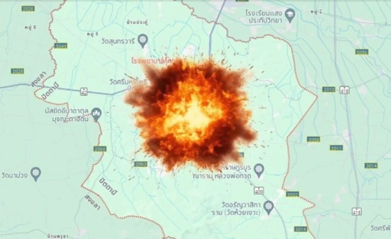 Bom dan Tembakan Lukai Empat Petugas di Pattani Thailand Selatan